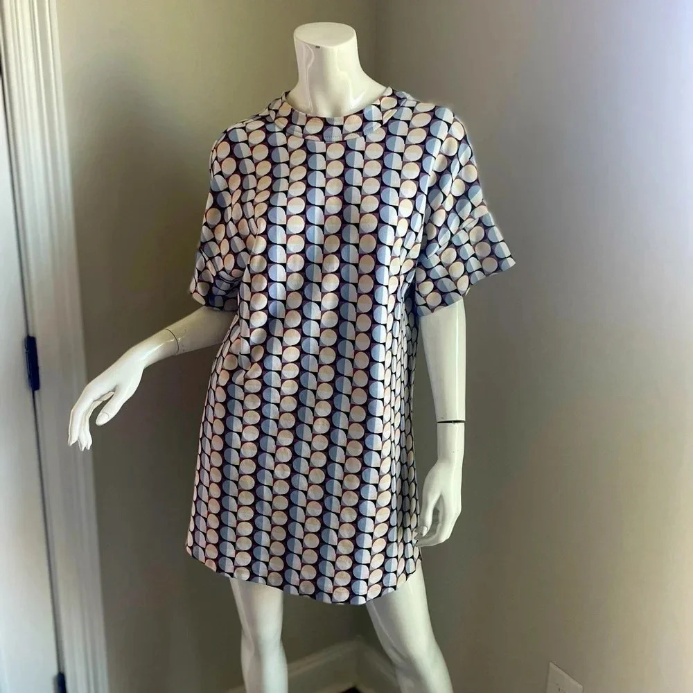 United colors of Benetton cotton mini dress, multicolor Size Small